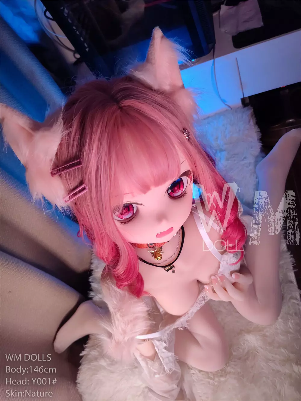 WM S-TPE 146cm Anime TPE Sex Doll with PVC Head #Y001